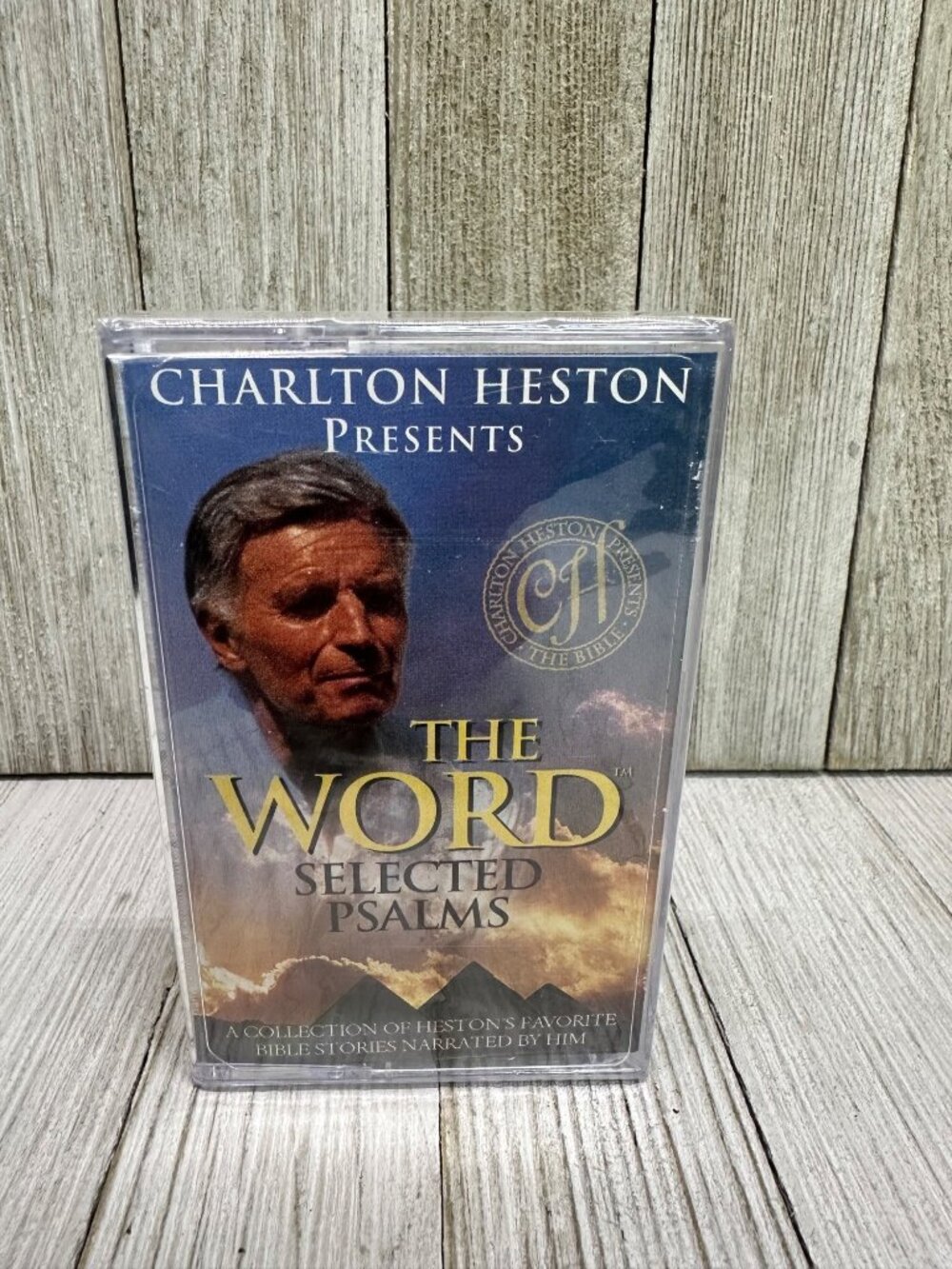 Vtg The Word Selected Psalms Cassette Tape by Charlton Heston New in Plastic